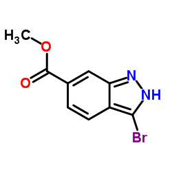 methyl 3-bromo-1H-indazole-6-carboxylate Structure
