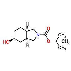 (3aS,5S,7aR)-5-羟基八氢-2H-异吲哚-2-羧酸叔丁酯结构式