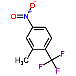 2-甲基-4-硝基-1-(三氟甲基)苯结构式