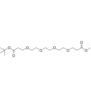 Boc-PEG4-methyl propionate Structure