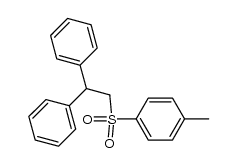(2,2-diphenyl-ethyl)-p-tolyl sulfone结构式