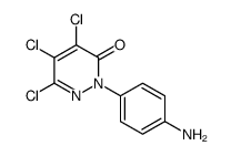 2-(4-aminophenyl)-4,5,6-trichloropyridazin-3-one Structure