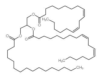 1,2-Dilinoleoyl-3-Palmitoyl-rac-glycerol Structure