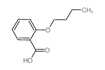 2-丁氧基苯甲酸结构式