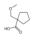 Cyclopentanecarboxylic acid, 1-(methoxymethyl)- (9CI) Structure