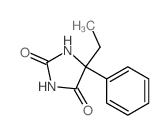 2,4-Imidazolidinedione,5-ethyl-5-phenyl-结构式