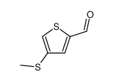 2-Thiophenecarboxaldehyde, 4-(methylthio)- (9CI) Structure