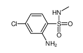 2-amino-4-chloro-N-methylbenzenesulfonamide Structure