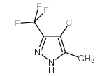 4-氯-3-三氟甲基-5-甲基吡唑结构式