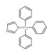 1H-Imidazole,1-(triphenylplumbyl)- Structure