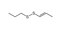 propenyl propyl disulfide结构式