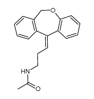 (E)-N-acetyldidesmethyldoxepin结构式