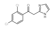 2,4-二氯-2-咪唑苯乙酮结构式