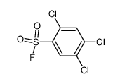 2,4,5-trichlorobenzenesulfonyl fluoride Structure