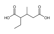 2-ethyl-3-methyl-pentanedioic acid结构式