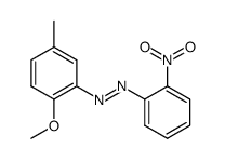 2-Nitro-2'-methoxy-5'-methyl-azobenzol结构式
