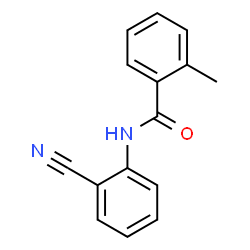 N-(2-Cyanophenyl)-2-methylbenzamide Structure