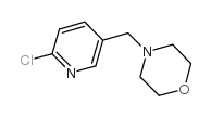 4-((6-氯吡啶-3-基)甲基)吗啉结构式