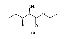 D-别异亮氨酸乙酯盐酸盐结构式