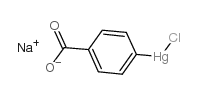4-chloromercuribenzoic acid sodium salt Structure