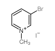 3-溴-1-甲基-碘化吡啶结构式