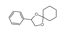 2-phenyl-1,4-dioxa-spiro[4.5]decane结构式
