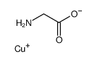 copper(1+) glycinate Structure