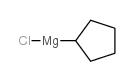 Magnesium,chlorocyclopentyl- Structure