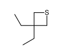 3,3-diethylthietane结构式