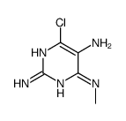 6-CHLORO-N4-METHYLPYRIMIDINE-2,4,5-TRIAMINE结构式