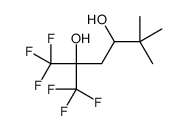 1,1,1-Trifluoro-2-(trifluoromethyl)-5,5-dimethyl-2,4-hexanediol Structure