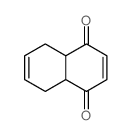 cis-4a,5,8,8a-Tetrahydro-1,4-naphthoquinone结构式