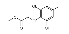 2,6-dichloro-4-fluorophenoxyacetic acid methyl ester Structure