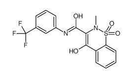 4-Hydroxy-2-methyl-N-[3-(trifluoromethyl)phenyl]-2H-1,2-benzothia zine-3-carboxamide 1,1-dioxide结构式
