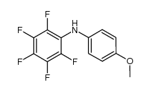 2,3,4,5,6-pentafluoro-N-(4-methoxyphenyl)aniline Structure