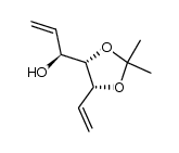 (1S,2S,3R)-(-)-1-(2,2-dimethyl-5-vinyl-1,3-dioxolan-4-yl)-(S)-2-propen-1-ol结构式