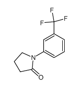 1-(3-(trifluoromethyl)phenyl)pyrrolidin-2-one结构式