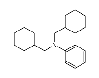 N,N-bis(cyclohexylmethyl)aniline Structure
