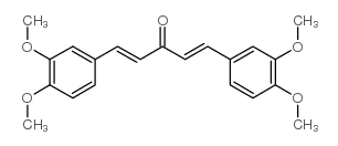 1,5-Bis-(3,4-dimethoxyphenyl)-3-pentadienone结构式