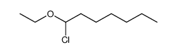 1-ethoxy-1-chloro-heptane Structure