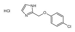 2-[(4-chlorophenoxy)methyl]-1H-imidazole,hydrochloride Structure