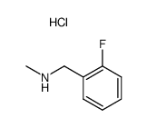 [(2-氟苯基)甲基](甲基)胺盐酸盐结构式
