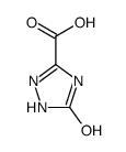 5-oxo-1,2-dihydro-1,2,4-triazole-3-carboxylic acid Structure