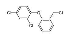2,4-dichloro-1-(2-(chloromethyl)phenoxy)benzene Structure
