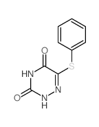 6-phenylsulfanyl-6H-1,2,4-triazine-3,5-dione Structure
