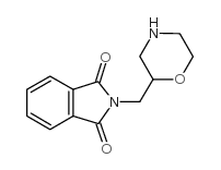 2-(MORPHOLIN-2-YLMETHYL)ISOINDOLINE-1,3-DIONE Structure