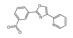 2-(3-硝基苯基)-4-(2-吡啶)-1,3-噁唑结构式