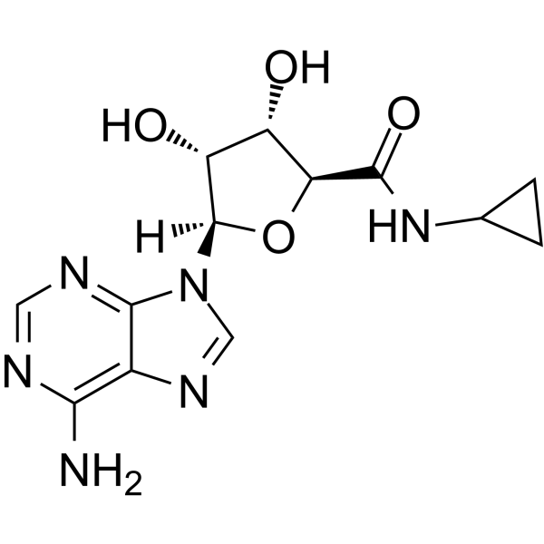 5'-(N-Cyclopropyl)carboxamidoadenosine structure