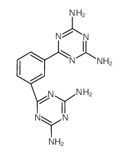 6,6'-(m-phenylene)bis(1,3,5-triazine-2,4-diamine) structure