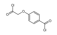 4-(2-chloro-2-oxoethoxy)benzoyl chloride Structure